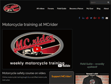 Tablet Screenshot of mcrider.com